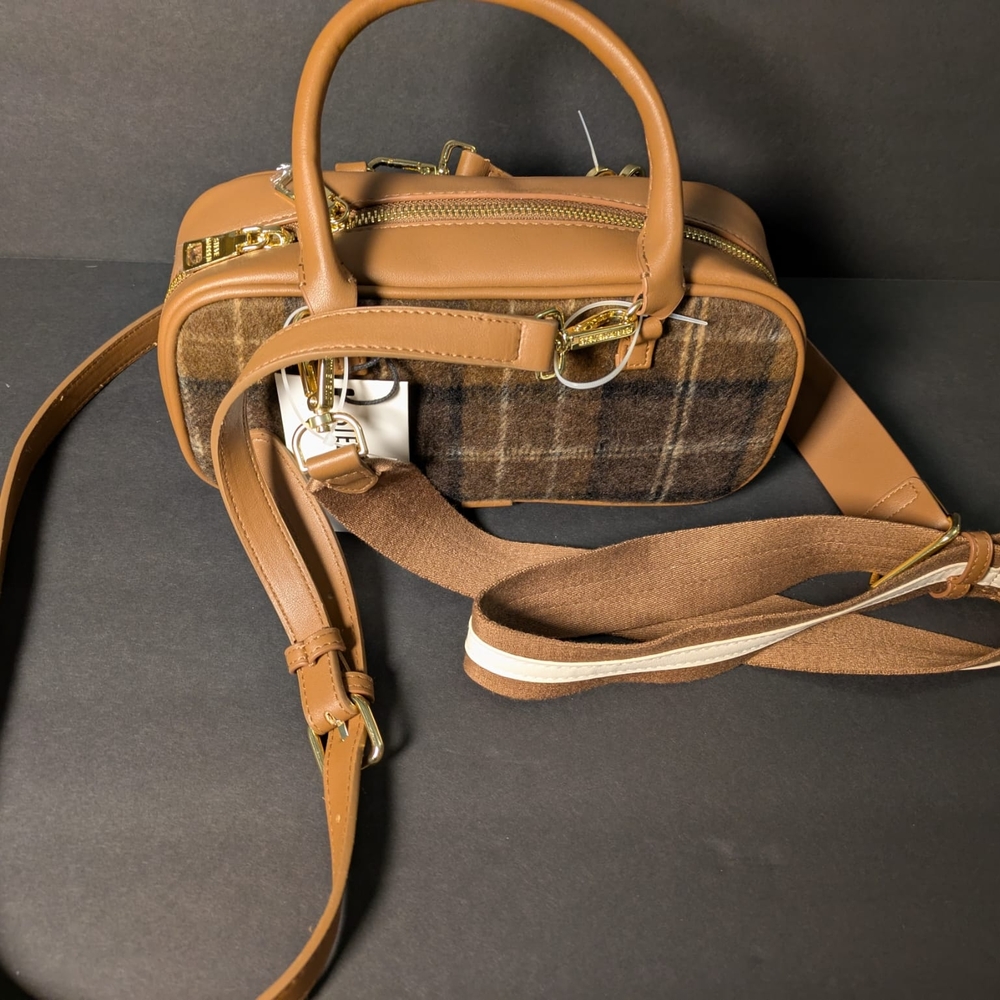 Brown Plaid Women's Bag